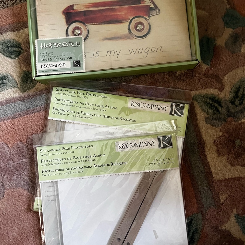 K&Company White Scrapbook Page Protectors